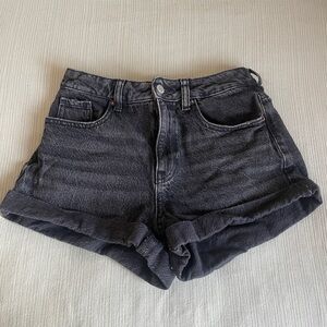 Pacsun Mom Jean Shorts Black